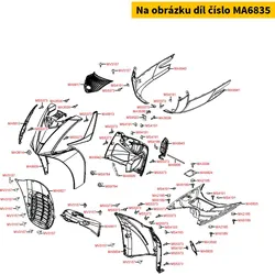 Kymco Abdeckung MA6835