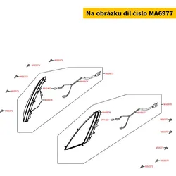 Kymco Kabelsatz Blinker vo. li. MA6977