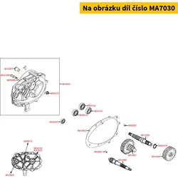 Kymco Getriebeausgangswelle MA7030