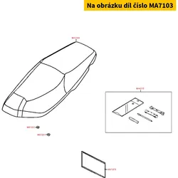 Kymco Sitzbank MA7103
