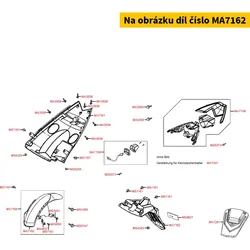 Kymco Kotflügel hinten Oberteil MA7162