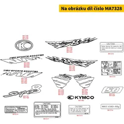 Kymco Aufkleber (50) MA7328