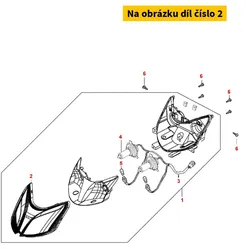 Kymco Streuscheibe ohne Reflektor MA8617