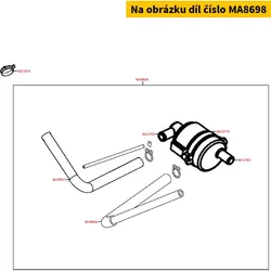 Kymco Sekundärluftfilter MA8698