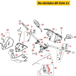 Kymco Druckfeder f. Bremszug MB0016