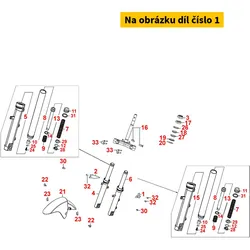 Kymco Halter f. Bremsschlauch MB0160