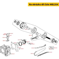 Kymco Steuerkette MB1254