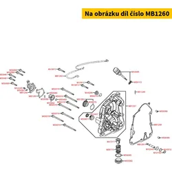 Kymco Dichtung f. Wasserpumpe MB1260