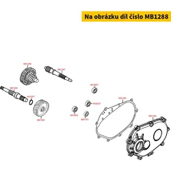 Kymco Zwischenwelle MB1288