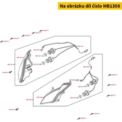 Kymco Glühbirne 12V (PY)21W / BAU 15s Silver MB1308