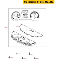 Kymco Gummi-Druckknopf MB1311
