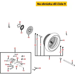 Kymco Distanzhülse 15x21x113 MB1401