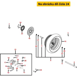 Kymco Schraube Bremsscheibe G06x030 IB06 MB1414