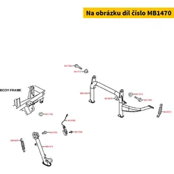 Kymco Seitenständer MB1470