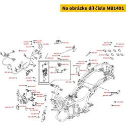 Kymco Steckdose 12V Bordspannung MB1491