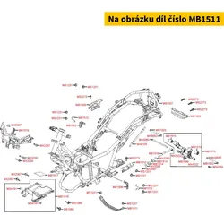 Kymco Querstrebe Rahmen MB1511