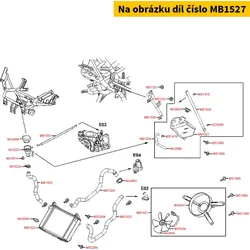 Kymco Ausgleichsbehälter Kühlfl. = MB1530 MB1527