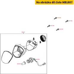 Kymco Scheinwerfer kpl. MB1807