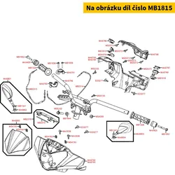 Kymco Lichtschalter = MB2638 MB1815