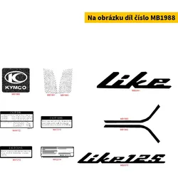 Kymco Emblem (K) f. TC u. Verkl. vo. MB1988