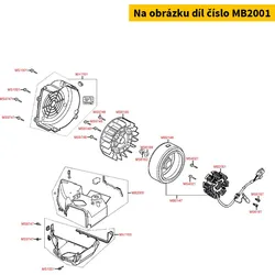 Kymco Stator Lima (8 Spulen) MB2001