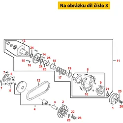 Kymco Variomatikhülse 24x51 o.Bund MB2097
