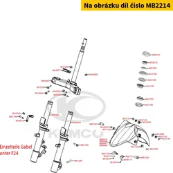 Kymco Staubschutzring ob. f.Fzg.schwarz/matt MB2214