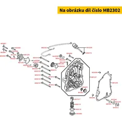 Kymco Kabel f. Batterie (Minuskabel) MB2302