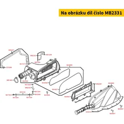 Kymco Schlauch f. Motorentlüftung MB2331