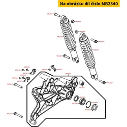 Kymco Federbein hinten MB2340