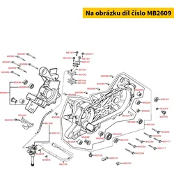 Kymco Schlauch Öltank zu Ölpumpe kpl MB2609