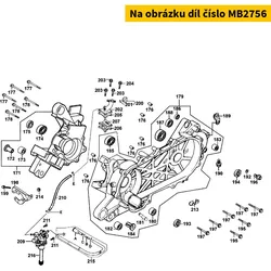 Kymco Anschlußstück f. Ölschlauch Ø5mm auf Ø12mm MB2756