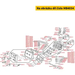 Kymco Ventildeckeldichtung MB4034