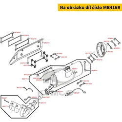 Kymco Auspuffblende MB4169