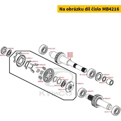 Kymco Flansch MB4216