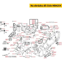 Kymco Kabel f. Thermoschalter MB4254