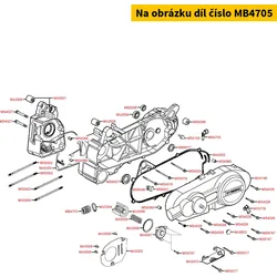 Kymco Halter f. Schlauch MB4705