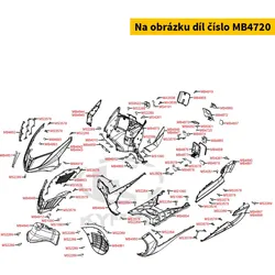 Kymco Ablaufschlauch am Tankverschluss MB4720