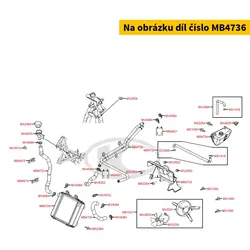 Kymco Kühlwasserleitung MB4736