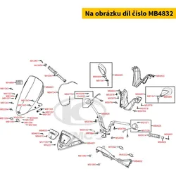 Kymco Tachoverkleidung MB4832