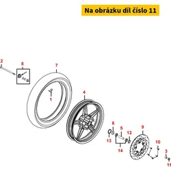Kymco Mutter G12 SK19/B24/S/Selbsts. MB5324
