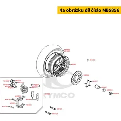 Kymco Bremssattel hi. MB5856