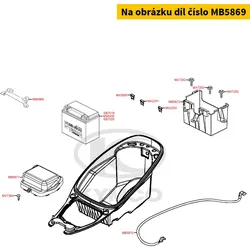 Kymco Halter f. Batterie MB5869