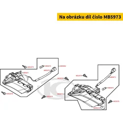 Kymco Kabelsatz Blinker vo. li. MB5973