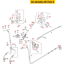 Kymco Bremszug f. Parkbremse MB6603