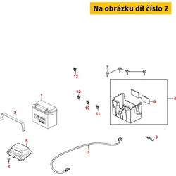 Kymco Halter f. Batterie MB6706