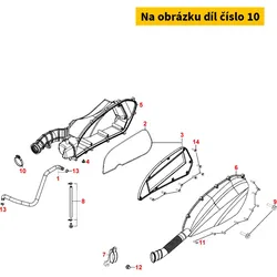 Kymco Schlauchschelle 54mm MB6730