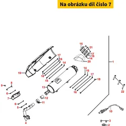 Kymco Auspuffblende Auspuffkrümmer MB6736