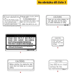 Kymco Aufkleber ( Hinweis Reifen ) MB6826