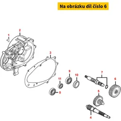 Kymco Zahnrad f. Getriebeausgangswelle MB7251